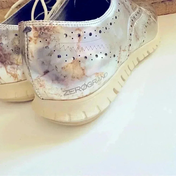 Cole Haan ZeroGrand Metallic Wingtip Oxford Sneakers - Picture 6 of 9